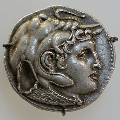 Alexander the Great silver coin — Ptolemy